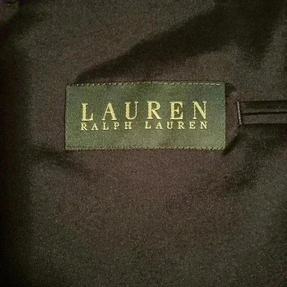Lauren by Ralph Lauren men’s black suit coat. - Picture 7 of 8